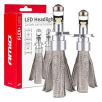 LED lemputės FLEX+ series H4 lens 12V 24V 6000K Canbus