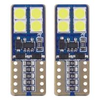 LED lemputės CANBUS 8SMD 2835 T10e (W5W) White 12V/24V
