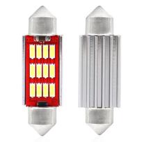 LED lemputės CANBUS 4014 12SMD Festoon C5W C10W C3W 36mm White 12V/24V