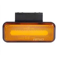Šoninis gabaritinis žibintas LED light AMiO OM-02-O rectangular, orange