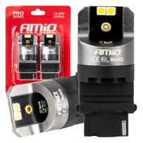 Led lemputės CANBUS PRO series 3156 P27W 4x3030 SMD White 12/24V AMIO-03587