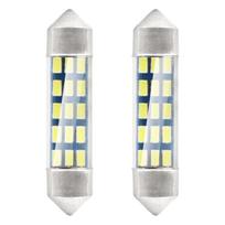 LED lemputės STANDARD 3014 15SMD Festoon C5W C10W C3W 39mm White 12V