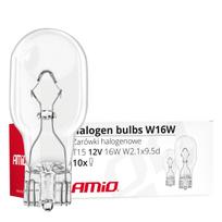 Halogeninės lemputės W16W T15 16W W2.1x9.5d 12V 10pcs