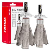 LED priekiniai žibintai FLEX+ serijos H4/H19 Canbus 6000K 12-24V AMIO-03657
