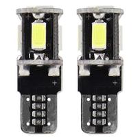 LED lemputės CANBUS 5SMD 5730 T10 (W5W) White