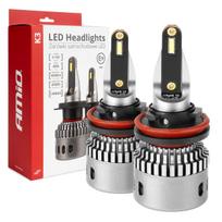 Led lemputės K3 Series H8 H9 H11 12V 6000K canbus AMIO-03686
