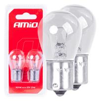 Halogeninės lemputės P21W BA15s 12V 2pcs blister