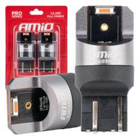 LED lemputės CANBUS PRO series W21/5W 2x1860 SMD Red 12V 24V