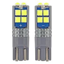 LED lemputės CANBUS 10SMD 3030 T10 W5W White 12V/24V