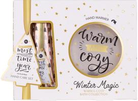 Dovanų rinkinys WINTER MAGIC (rankų kremas+šildyklė), 60 ml
