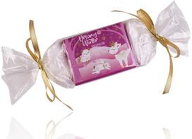 Dovanų rinkinys DREAMY WINTER (plaušinė+avies pieno muilas), 100 g