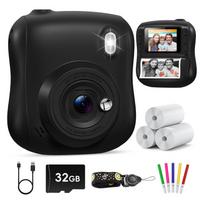 HangRui momentinis fotoaparatas vaikams H9 Black