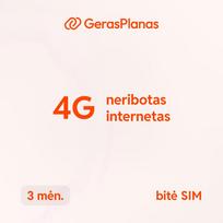 „Namai 4G mobilus internetas“ – Neribotas planas namams 3 mėnesiai