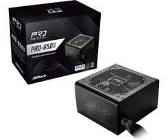 Power supply ASRock PRO-650B 650W 80 PLUS Bronze