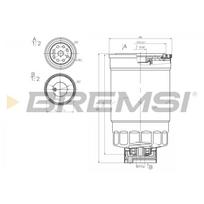 Kuro filtras BREMSI FE0348