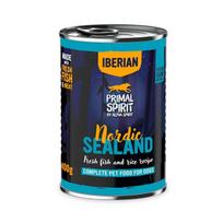 Primal Spirit Iberian Nordic Sealand konservai su kiauliena ir žuvimi šunims, 400 g
