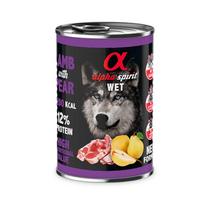 Alpha Spirit Lamb konservai su ėriena ir kriaušėmis šunims, 400 g