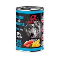 Alpha Spirit Salmon konservai su lašiša ir ananasais šunims, 400 g
