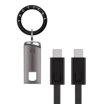Taktinis OODA Loop kabelis USB-C/USB-C / juodas