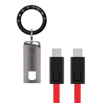 Tactical OODA Loop USB-C/USB-C kabelis / raudonas