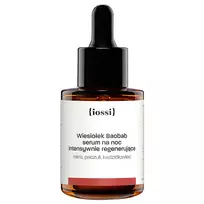 IOSSI_Intensyviai regeneruojantis naktinis serumas su vakarinės primrosės, baobabo, mirros, smilkalų ir pačiulių ekstraktais, 30 ml