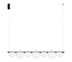 LED liustra ant laido ATOLA LED/19W/230V juoda/skaidri