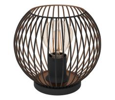 Eglo 901872 - Stalo lempa ALMANZORA 1xE27/60W/230V juoda