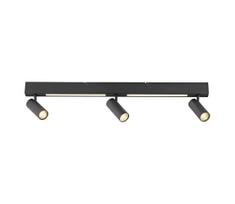 Schöner Wohnen 11794-18 - LED taškinis šviestuvas DANTE 3xGU10/10W+LED/14,4W juodas