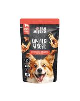 PAN MIŠKO Gabaliukai padaže Jautiena su ožka šlapias maistas šunims 150 g