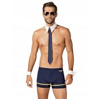 Obsessive Pilot Costume – vyrų piloto kostiumas (S/M)
