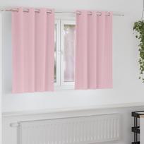 Užuolaidos su žiedais, blokuojančios šviesą 2 pcs