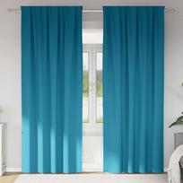 Užuolaidos su žiedais, blokuojančios šviesą 2 pcs Turkio