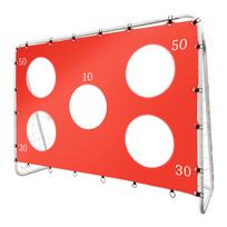 Vaikų futbolo treniruočių vartai 2in1 su tikslumo kilimėliu 215 x 153 x 76 cm