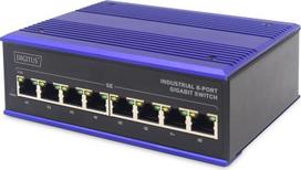 Digitus ASSMANN Electronic DN-651119 network switch Gigabit Ethernet (10/100/1000) Black, Blue