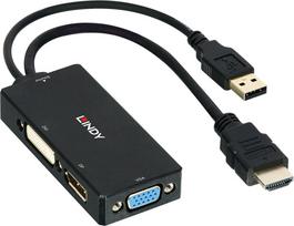 Lindy HDMI to DisplayPort, DVI and VGA Converter