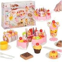 Žaislinis gimtadienio tortas su priedais, 14 cm