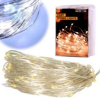 LED Girlianda 5 m. 50 LED, šaltai balta