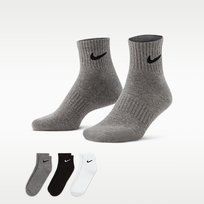 Nike Everyday Cushioned Training Ankle kojinės (3 poros) - Dydis 46-50 (SX7667-964 Kojinės)