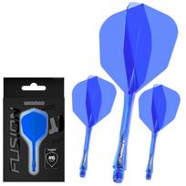 Smiginio strėlyčių integruota kotelio ir sparnelio sistema Winmau Fusion Integrated Flight Shaft 6 Intermediate Blue