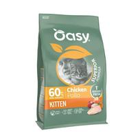 Oasy Superior Kitten Chicken sausas pašaras su vištiena kačiukams, 1.5 kg