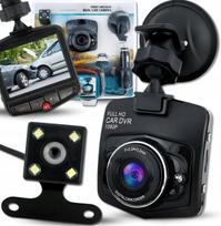 Automobilinis vaizdo registratorius, priekinė galinė kameros Full HD