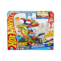 HOT WHEELS CITY triukų garažas 2 in 1 (JHL94)