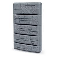 Lietaus vandens rezervuaras HydroMoby Arves Wall Stone, 400L, Pilka