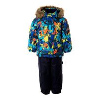 Huppa Žieminis komplektas LASSE, multicolor pattern/ navy