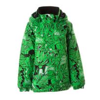 Huppa Berniukų žieminė striukė MARINEL 2, neon green pattern