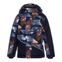 Huppa Berniukų striukė ALEX 1, black pattern/ black, 122 cm