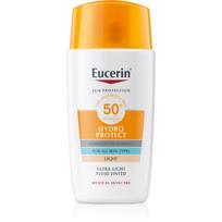 Eucerin Sun Hydro Protect atspalvį suteikiantis fluidas nuo saulės SPF 50+ atspalvis Light 50 ml