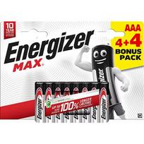Energizer battery Max Alkaline AAA CHP8 4+4 7638900438215