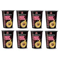 Makaronų sriuba OYAKATA Cup Osaka Beef Udon, 8 x 69,5 g