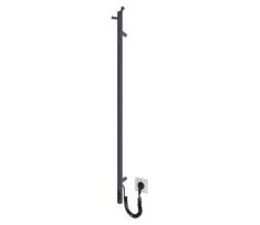 Vonios radiatorius RAY 25W/230V 110x30 cm IP44 nerūdijančio plieno/antracitas